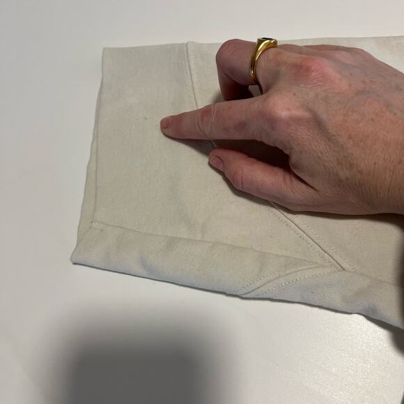 Moussy Cream Sweatshirt Free Size - Picture 5 of 6